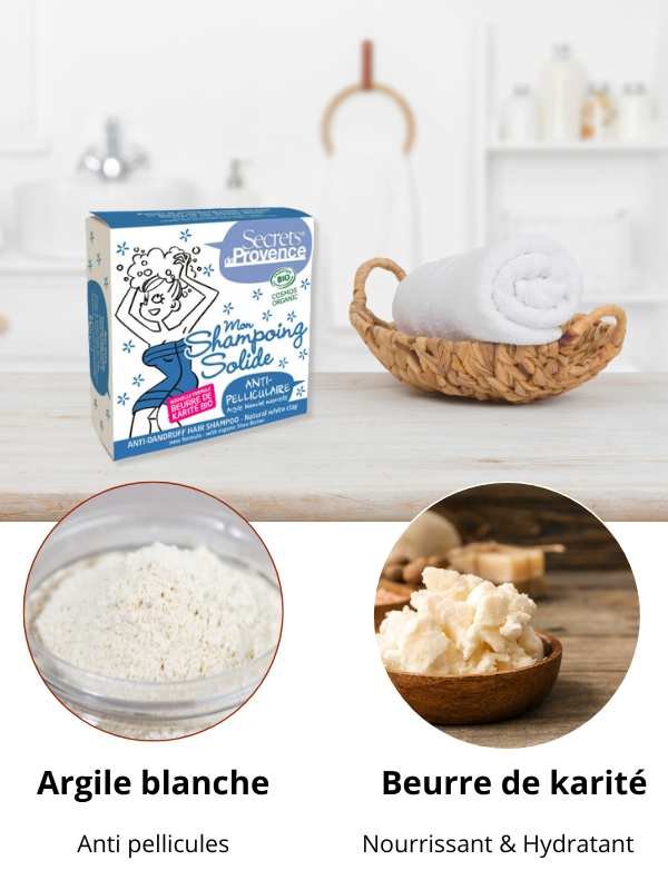 Shampoing Solide Anti Pelliculaires Secrets de Provence